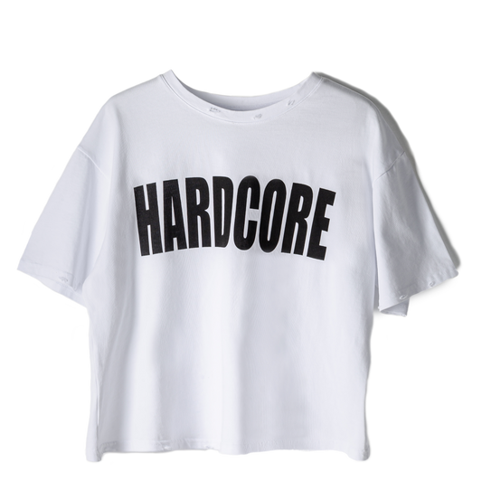 Hardcore White Tee